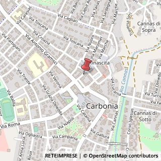 Mappa Via Nuoro, 5, 09013 Carbonia, Carbonia-Iglesias (Sardegna)