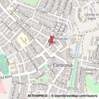 Mappa Via Nuoro, 2, 09013 Carbonia, Carbonia-Iglesias (Sardegna)