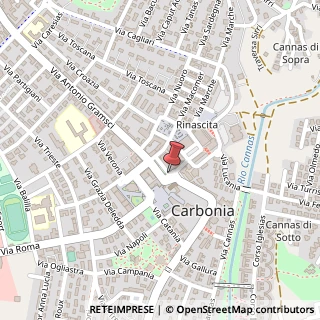 Mappa Piazza Giacomo Matteotti, 28, 09013 Carbonia, Carbonia-Iglesias (Sardegna)