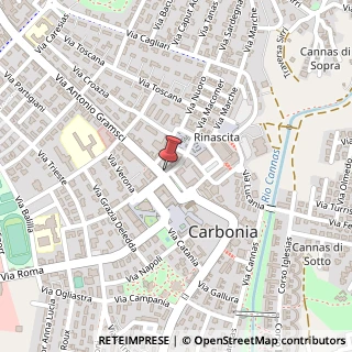 Mappa Viale Gramsci, 3-5, 09013 Iglesias, Carbonia-Iglesias (Sardegna)