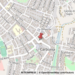 Mappa Piazza Giacomo Matteotti, 27, 09013 Carbonia, Carbonia-Iglesias (Sardegna)