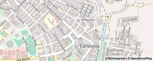 Mappa Carbonia