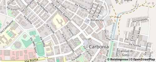 Mappa Carbonia
