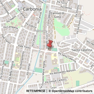 Mappa Piazza Iglesias, 5, 09013 Carbonia, Carbonia-Iglesias (Sardegna)