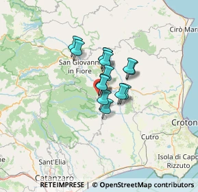 Mappa Via Stadio, 88836 Cotronei KR, Italia (7.99571)