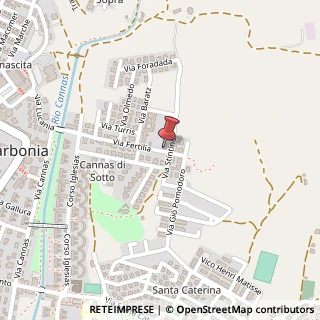 Mappa Via Fertilia, 40, 09013 Carbonia, Carbonia-Iglesias (Sardegna)