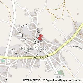 Mappa Via Principe Umberto, 17, 09010 Narcao, Carbonia-Iglesias (Sardegna)