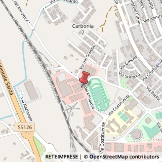 Mappa Via della Stazione, 68, 09013 Carbonia, Carbonia-Iglesias (Sardegna)