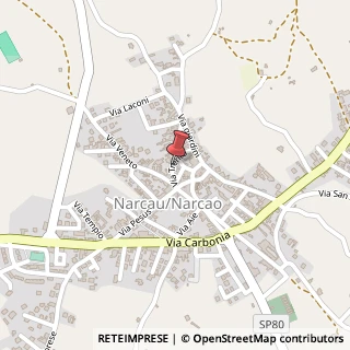 Mappa Via trento 10, 09010 Narcao, Carbonia-Iglesias (Sardegna)