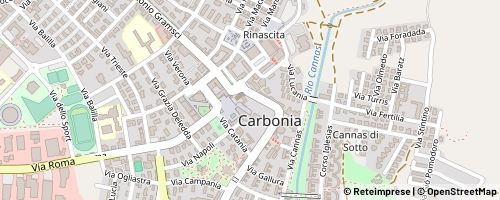 Mappa Carbonia