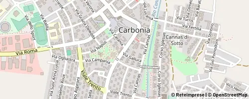 Mappa Carbonia