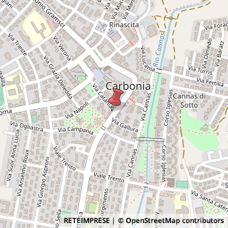 Mappa Via Catania, 11, 09013 Carbonia CI, Italia, 09013 Carbonia, Carbonia-Iglesias (Sardegna)