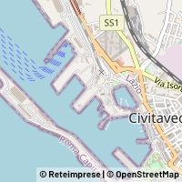 Kaart Civitavecchia