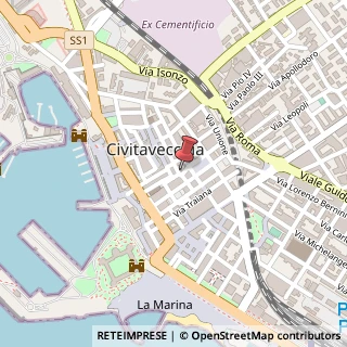 Mappa Via San Leonardo, 1, 00053 Civitavecchia, Roma (Lazio)
