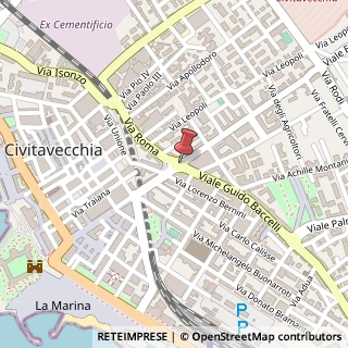 Mappa Viale Giacomo Matteotti,  3, 00053 Civitavecchia, Roma (Lazio)