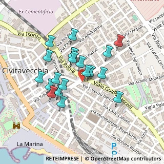 Mappa Via Bernini, 00053 Civitavecchia RM, Italia (0.203)