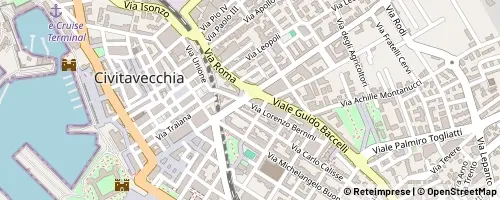 Mappa Civitavecchia