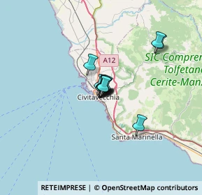 Mappa Via Lorenzo Bernini, 00053 Civitavecchia RM, Italia (3.085)