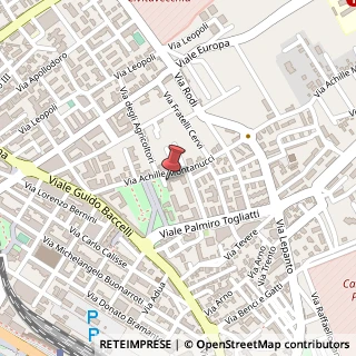 Mappa Via Achille Montanucci, 13, 00053 Civitavecchia, Roma (Lazio)