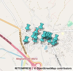 Mappa Via Rincova, 67062 Magliano de' Marsi AQ, Italia (0.3255)