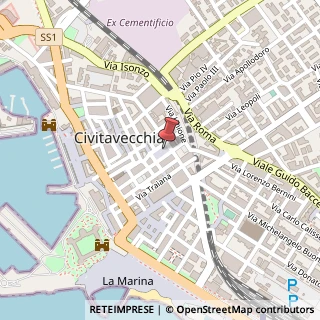 Mappa Piazza Regina Margherita, 11, 00053 Civitavecchia, Roma (Lazio)