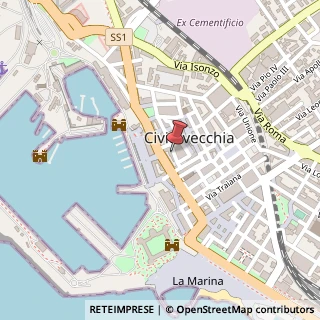 Mappa Via Trieste, 18, 00053 Civitavecchia, Roma (Lazio)
