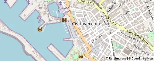 Mappa Civitavecchia