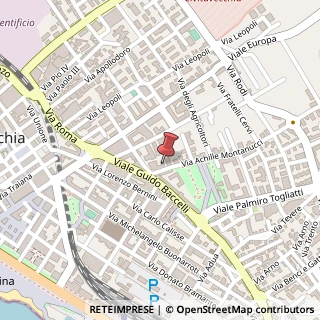 Mappa Via Achille Montanucci, 2i, 00053 Civitavecchia, Roma (Lazio)