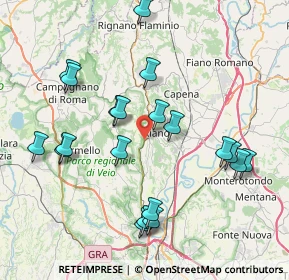 Mappa Via Flaminia Km 24, 00060 Riano RM, Italia (8.7025)