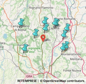 Mappa Via Flaminia Km 24, 00060 Riano RM, Italia (7.21273)