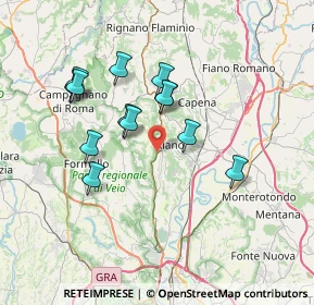 Mappa Via Flaminia Km 24, 00060 Riano RM, Italia (6.72231)