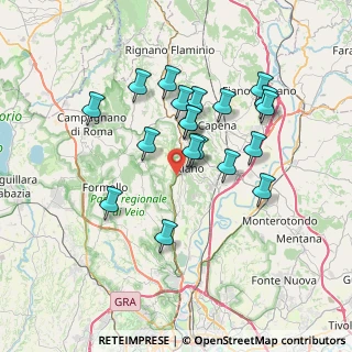 Mappa Via Flaminia Km 24, 00060 Riano RM, Italia (6.82842)