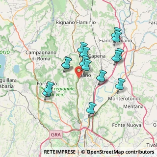 Mappa Via Flaminia Km 24, 00060 Riano RM, Italia (6.67188)