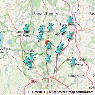 Mappa Via Flaminia Km 24, 00060 Riano RM, Italia (7.562)