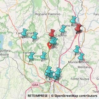Mappa Via Flaminia Km 24, 00060 Riano RM, Italia (8.903)