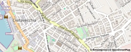 Mappa Civitavecchia