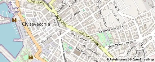 Mappa Civitavecchia