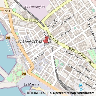 Mappa Via Risorgimento, 28, 00053 Civitavecchia, Roma (Lazio)