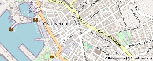 Mappa Civitavecchia