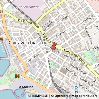Mappa Via Carlo Calisse, 1, 00053 Civitavecchia, Roma (Lazio)