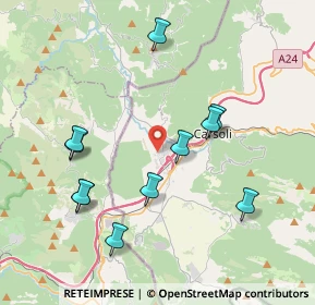 Mappa 32QX+VR, 67061 Carsoli AQ, Italia (4.18545)