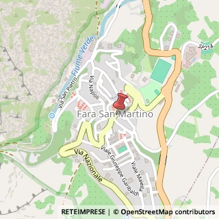 Mappa Largo Piano dei Santi, 3, 66015 Fara San Martino, Chieti (Abruzzo)