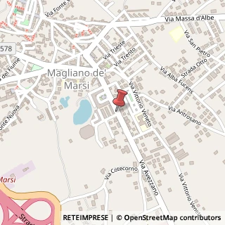 Mappa Via Avezzano, 16, 67062 Magliano de' Marsi, L'Aquila (Abruzzo)