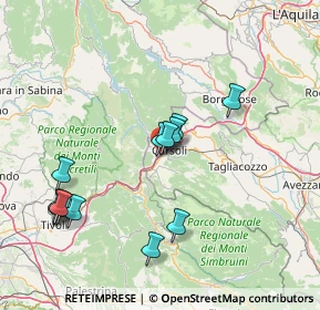 Mappa Autostrada dei Parchi, 67061 Carsoli AQ, Italia (16.38538)