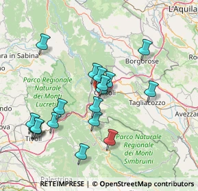 Mappa Autostrada dei Parchi, 67061 Carsoli AQ, Italia (15.24167)