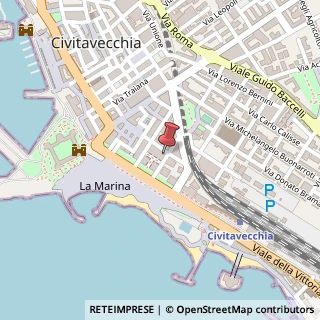 Mappa Via Giordano Bruno, 6, 00053 Civitavecchia RM, Italia, 00053 Civitavecchia, Roma (Lazio)