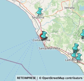 Mappa Via Vanvitelli, 00053 Civitavecchia RM, Italia (22.05545)