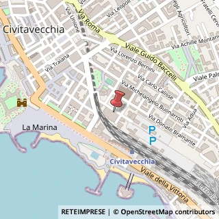 Mappa Via Sofia de Filippi Mariani, 5, 00053 Civitavecchia, Roma (Lazio)