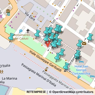 Mappa Viale Garibaldi Giuseppe, 00053 Civitavecchia RM, Italia (0.03333)