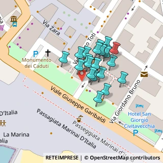 Mappa Viale Giuseppe Garibaldi, 00053 Civitavecchia RM, Italia (0.03833)